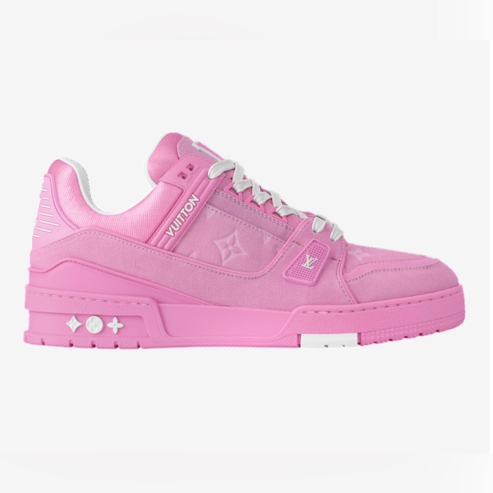 🛍️ LV Pink Trainer 🎀 Sneakers 🚺 39/8
